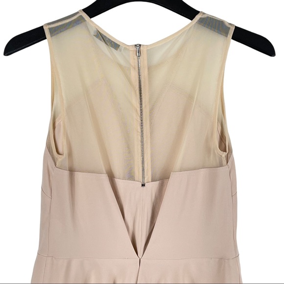 Sandro Paris Mesh Peplum Top Size 8 - Picture 4 of 12